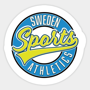 Sweden sports athletic logo Sticker